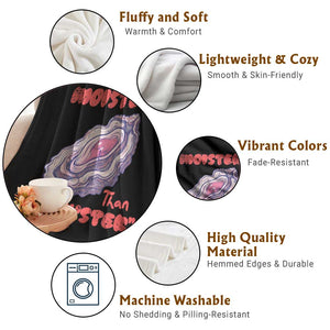 Moister Than An Oyster Throw Blanket Funny Inappropriate Adult Humor TS14 Print Your Wear