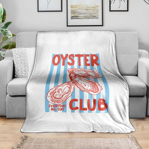 Oyster Club Throw Blanket Coastal Girls Trip Beach Vacation Gift TS14 Print Your Wear