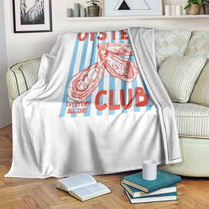 Oyster Club Throw Blanket Coastal Girls Trip Beach Vacation Gift TS14 Print Your Wear