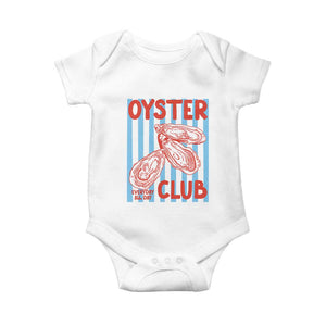 Oyster Club Baby Onesie Coastal Girls Trip Beach Vacation Gift TS14 White Print Your Wear