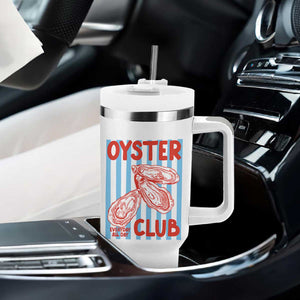 Oyster Club Tumbler With Handle Coastal Girls Trip Beach Vacation Gift TS14 Print Your Wear