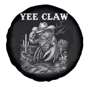 Yee Claw Lobster Spare Tire Cover Funny Crawfish Western Meme TS14 Print Your Wear