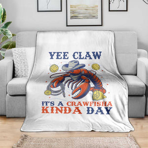 Yee Claw Lobster Throw Blanket It's a Crawfish Kinda Day Summer Beach Vaction Gift TS14 Print Your Wear