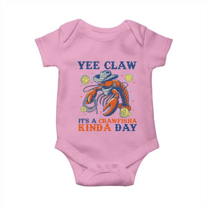 Yee Claw Lobster Baby Onesie It's a Crawfish Kinda Day Summer Beach Vaction Gift TS14 Light Pink Print Your Wear