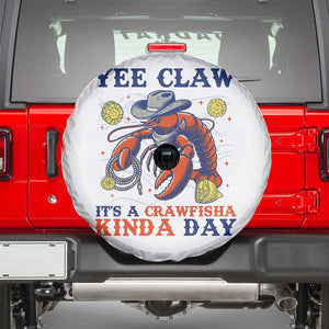 Yee Claw Lobster Spare Tire Cover It's a Crawfish Kinda Day Summer Beach Vaction Gift TS14 White Print Your Wear