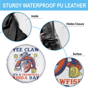 Yee Claw Lobster Spare Tire Cover It's a Crawfish Kinda Day Summer Beach Vaction Gift TS14 Print Your Wear
