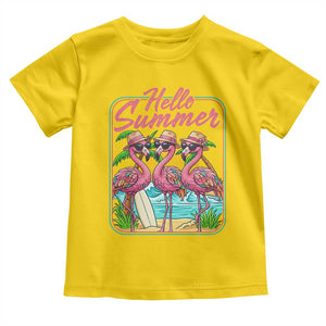 Summer Flamingo Pink Toddler T Shirt Tropical Palm Tree Beach Vacation TS14 Daisy Print Your Wear