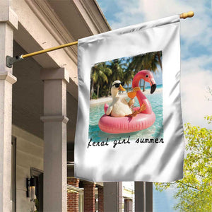 Feral Girl Summer Garden Flag Silly Goose Summer Beach Meme TS14 Print Your Wear