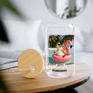 Feral Girl Summer Glass Can Silly Goose Summer Beach Meme TS14 Print Your Wear