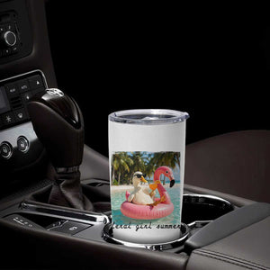 Feral Girl Summer Tumbler Cup Silly Goose Summer Beach Meme TS14 Print Your Wear