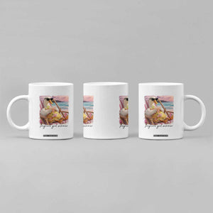 Pregnant Girl Summer Goose Mom Coffee Mug Funny Pregnancy Announcement TS14 Print Your Wear