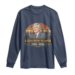 Media Mogul Turner Memorial Long Sleeve Shirt A Legend Behind The Camera TS14 Navy Print Your Wear
