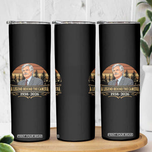 Media Mogul Turner Memorial Skinny Tumbler A Legend Behind The Camera TS14 Print Your Wear