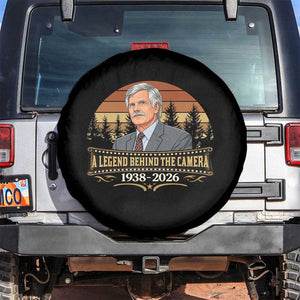 Media Mogul Turner Memorial Spare Tire Cover A Legend Behind The Camera TS14 No hole Black Print Your Wear