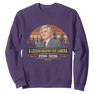 Media Mogul Turner Memorial Sweatshirt A Legend Behind The Camera TS14 Purple Print Your Wear