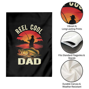 Funny Fishing Dad Garden Flag Reel Cool Dad TS14 Print Your Wear
