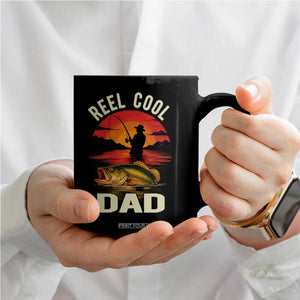 Funny Fishing Dad Coffee Mug Reel Cool Dad TS14 Print Your Wear