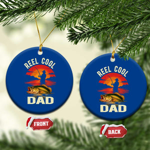 Funny Fishing Dad Ceramic Ornament Reel Cool Dad TS14 1pc Blue Print Your Wear