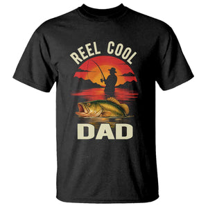 Funny Fishing Dad T Shirt Reel Cool Dad TS14 Black Print Your Wear