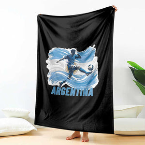 Argentina Soccer Fan Argentinian Flag Patriotic Sports Throw Blanket TS14 Print Your Wear