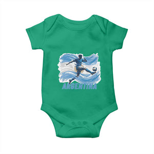 Argentina Soccer Fan Argentinian Flag Patriotic Sports Baby Onesie TS14 Irish Green Print Your Wear