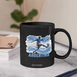 Argentina Soccer Fan Argentinian Flag Patriotic Sports Coffee Mug TS14 Print Your Wear