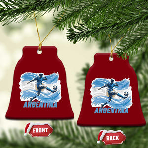 Argentina Soccer Fan Argentinian Flag Patriotic Sports Ceramic Ornament TS14 Print Your Wear