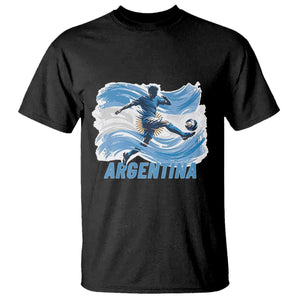 Argentina Soccer Fan Argentinian Flag Patriotic Sports T Shirt TS14 Black Print Your Wear