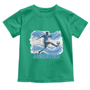 Argentina Soccer Fan Argentinian Flag Patriotic Sports Toddler T Shirt TS14 Irish Green Print Your Wear