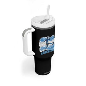 Argentina Soccer Fan Argentinian Flag Patriotic Sports Tumbler With Handle TS14 Print Your Wear