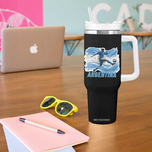 Argentina Soccer Fan Argentinian Flag Patriotic Sports Tumbler With Handle TS14 Print Your Wear