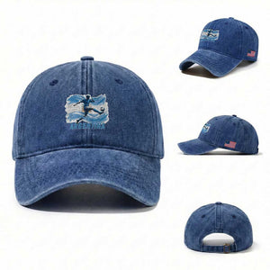 Argentina Soccer Fan Argentinian Flag Patriotic Sports Washed Cotton Baseball Cap TS14 Washed Cap Universal Fit Royal Blue Print Your Wear