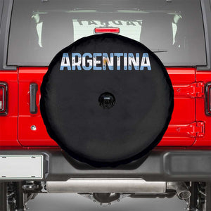 Vintage Argentina Flag Retro Argentinian Spare Tire Cover TS14 Black Print Your Wear
