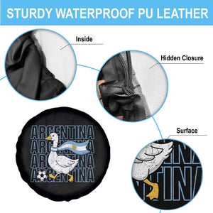 Argentina Soccer Football Spare Tire Cover Silly Goose Argentinian Flag Fan Supporter TS14 Print Your Wear