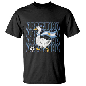 Argentina Soccer Football T Shirt Silly Goose Argentinian Flag Fan Supporter TS14 Black Print Your Wear