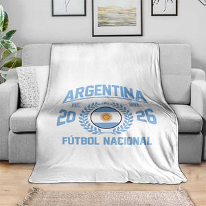 Argentina 2026 Soccer Football Fan Argentinian Flag Throw Blanket TS14 Print Your Wear