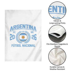 Argentina 2026 Soccer Football Fan Argentinian Flag Garden Flag TS14 Print Your Wear