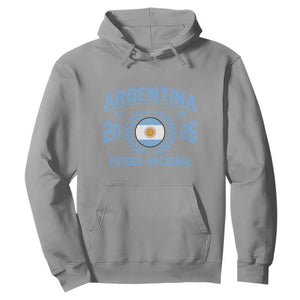 Argentina 2026 Soccer Football Fan Argentinian Flag Hoodie TS14 Sport Gray Print Your Wear
