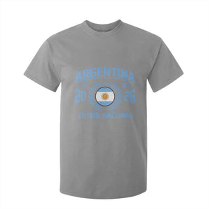 Argentina 2026 Soccer Football Fan Argentinian Flag T Shirt For Kid TS14 Sport Gray Print Your Wear