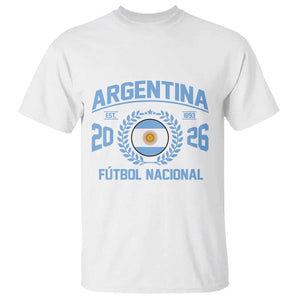 Argentina 2026 Soccer Football Fan Argentinian Flag T Shirt TS14 White Print Your Wear