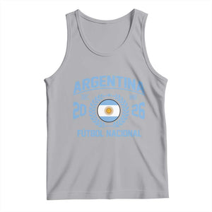 Argentina 2026 Soccer Football Fan Argentinian Flag Tank Top TS14 Athletic Heather Print Your Wear