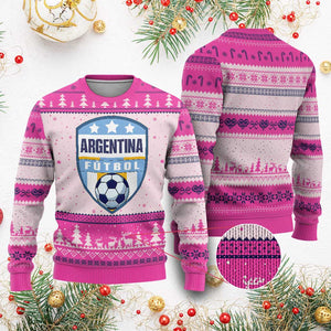 Argentina Soccer Football Ugly Christmas Sweater Argentinian Football Game Day Supporter TS14 Print Your Wear