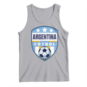 Argentina Soccer Football Tank Top Argentinian Football Game Day Supporter TS14 Athletic Heather Print Your Wear