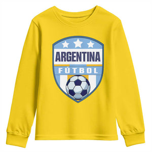 Argentina Soccer Football Youth Sweatshirt Argentinian Football Game Day Supporter TS14 Daisy Print Your Wear