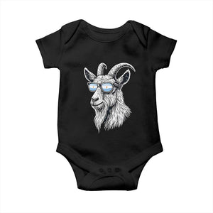 Cool Goat With Sunglasses Argentinian Flag Baby Onesie Argentina Soccer Football Game Day Supporter TS14 Black Print Your Wear
