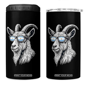 Cool Goat With Sunglasses Argentinian Flag 4 in 1 Can Cooler Tumbler Argentina Soccer Football Game Day Supporter TS14 One Size: 16 oz Black Print Your Wear