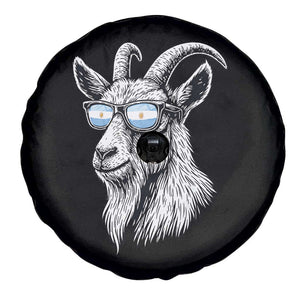 Cool Goat With Sunglasses Argentinian Flag Spare Tire Cover Argentina Soccer Football Game Day Supporter TS14 Print Your Wear