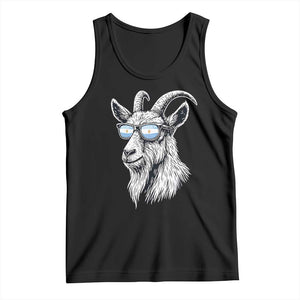 Cool Goat With Sunglasses Argentinian Flag Tank Top Argentina Soccer Football Game Day Supporter TS14 Black Print Your Wear
