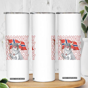 Norwegian Forest Cat Norway Flag Norge Pride Skinny Tumbler TS14 Print Your Wear