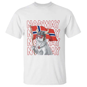 Norwegian Forest Cat Norway Flag Norge Pride T Shirt TS14 White Print Your Wear